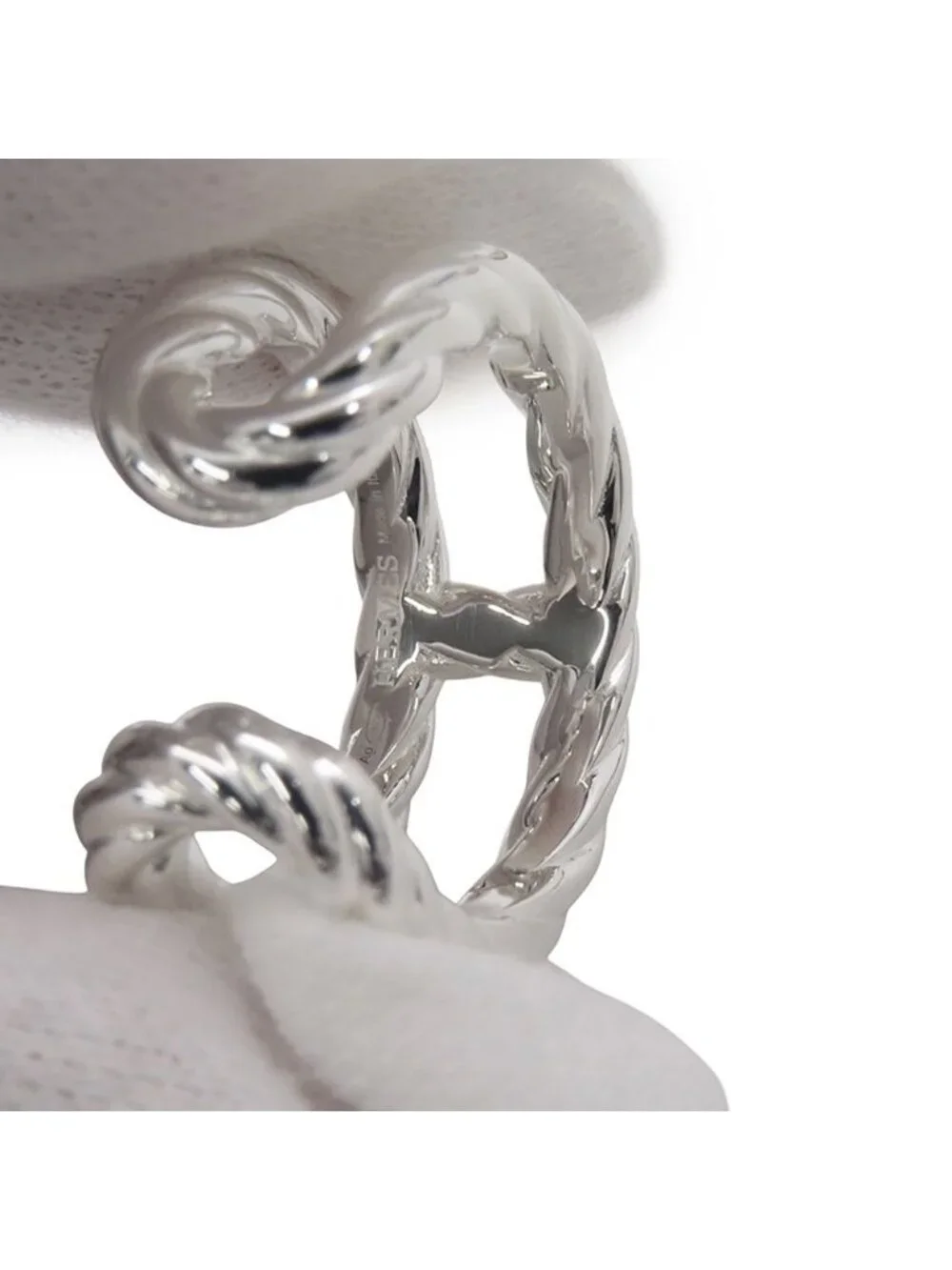 Hermes Ring Chaine D'ancre Twist Torsard